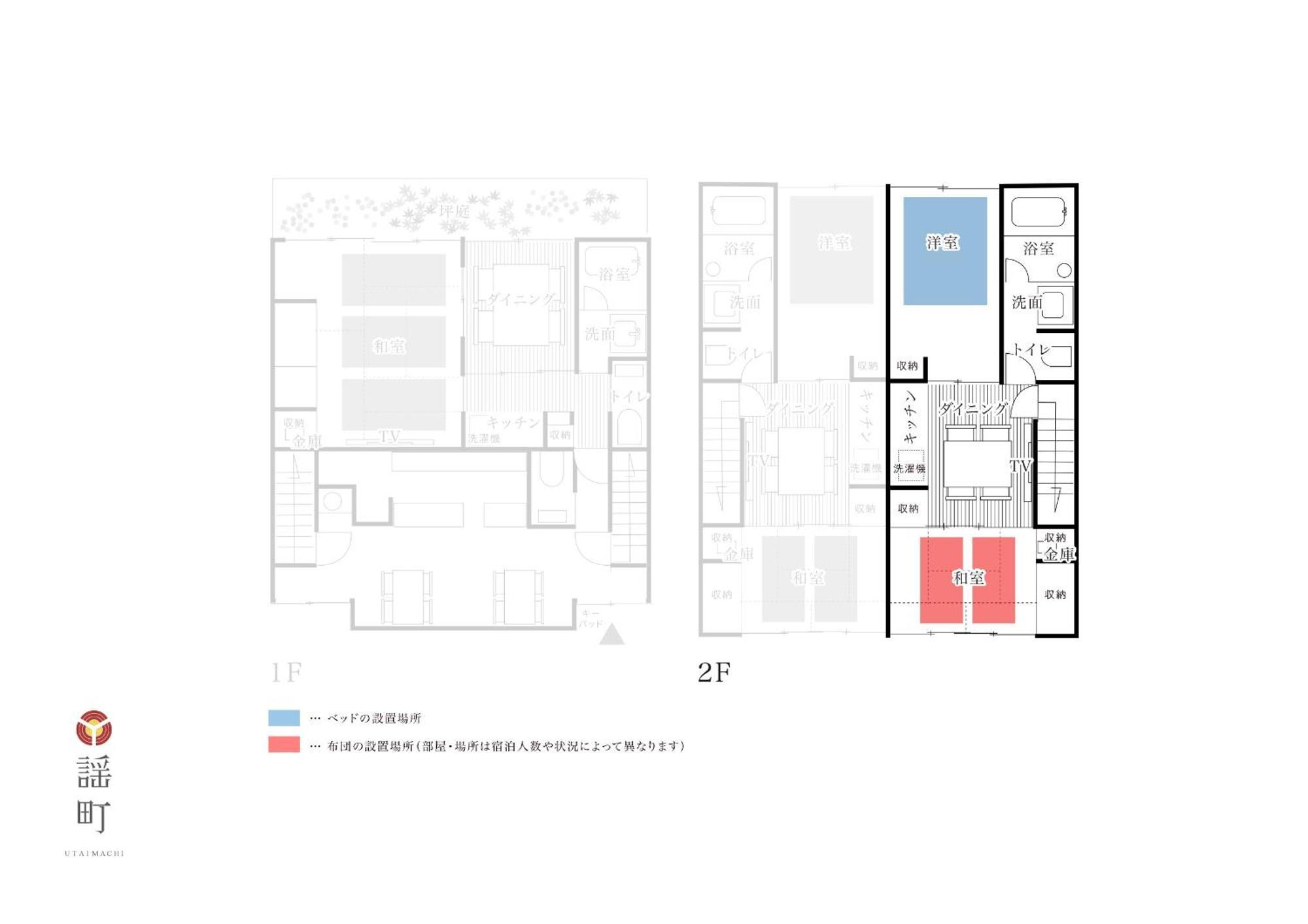 Utaimachi Hotell Kanazawa Rum bild